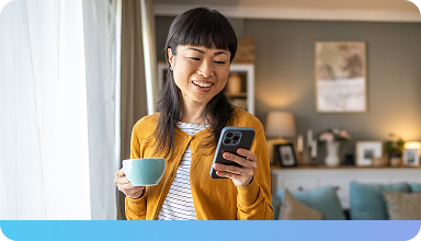 Woman Looking at Phone